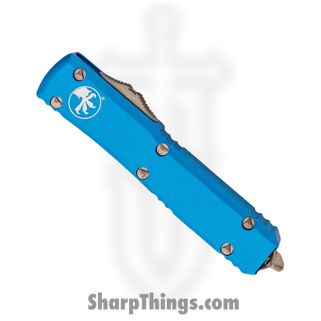 Microtech - 123-13BL - Ultratech - OTF Auto - 123-13BL Ultratech OTF Auto - 6061-T6 Aluminum - Blue - Image 5