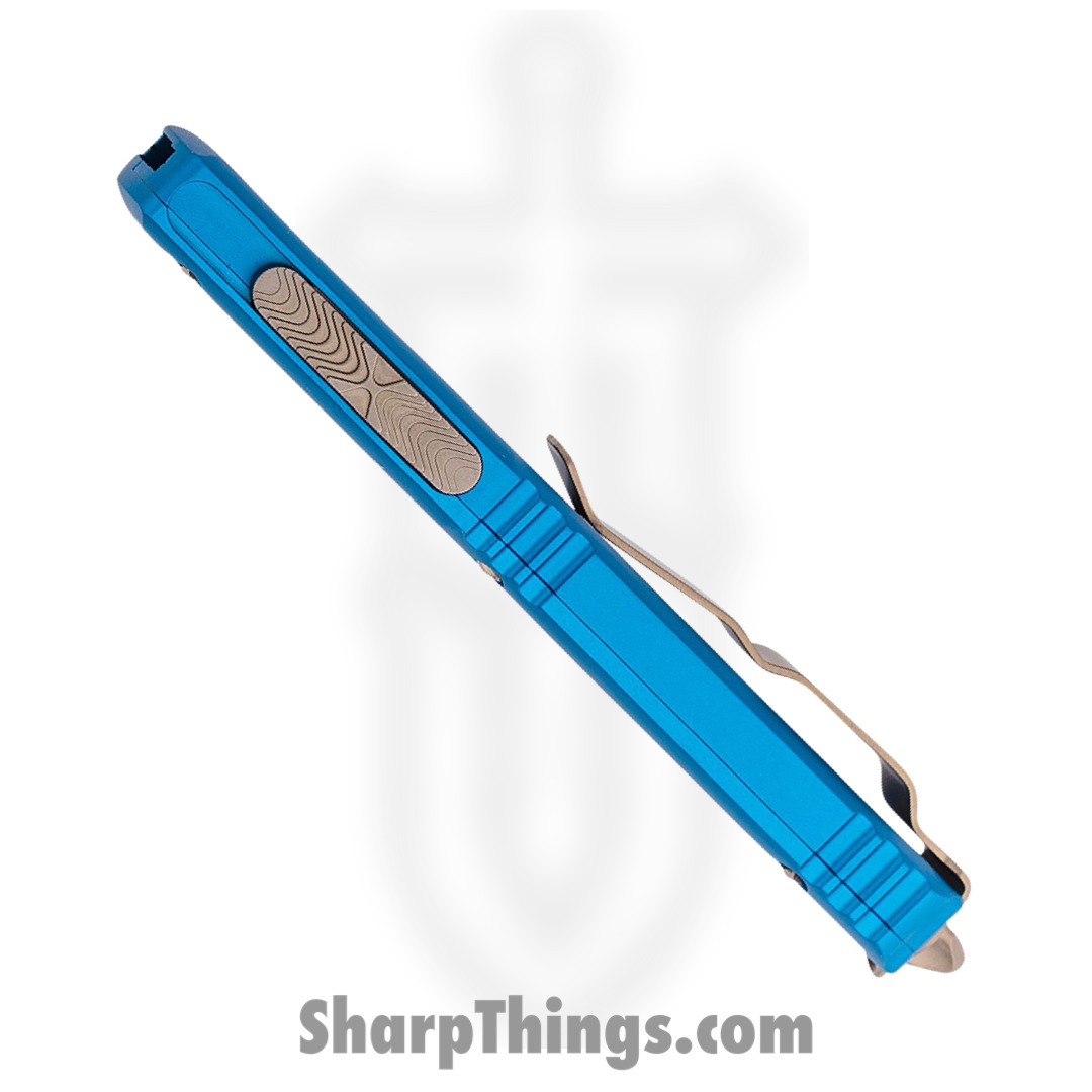 Microtech - 123-13BL - Ultratech - OTF Auto - 123-13BL Ultratech OTF Auto - 6061-T6 Aluminum - Blue - Image 3