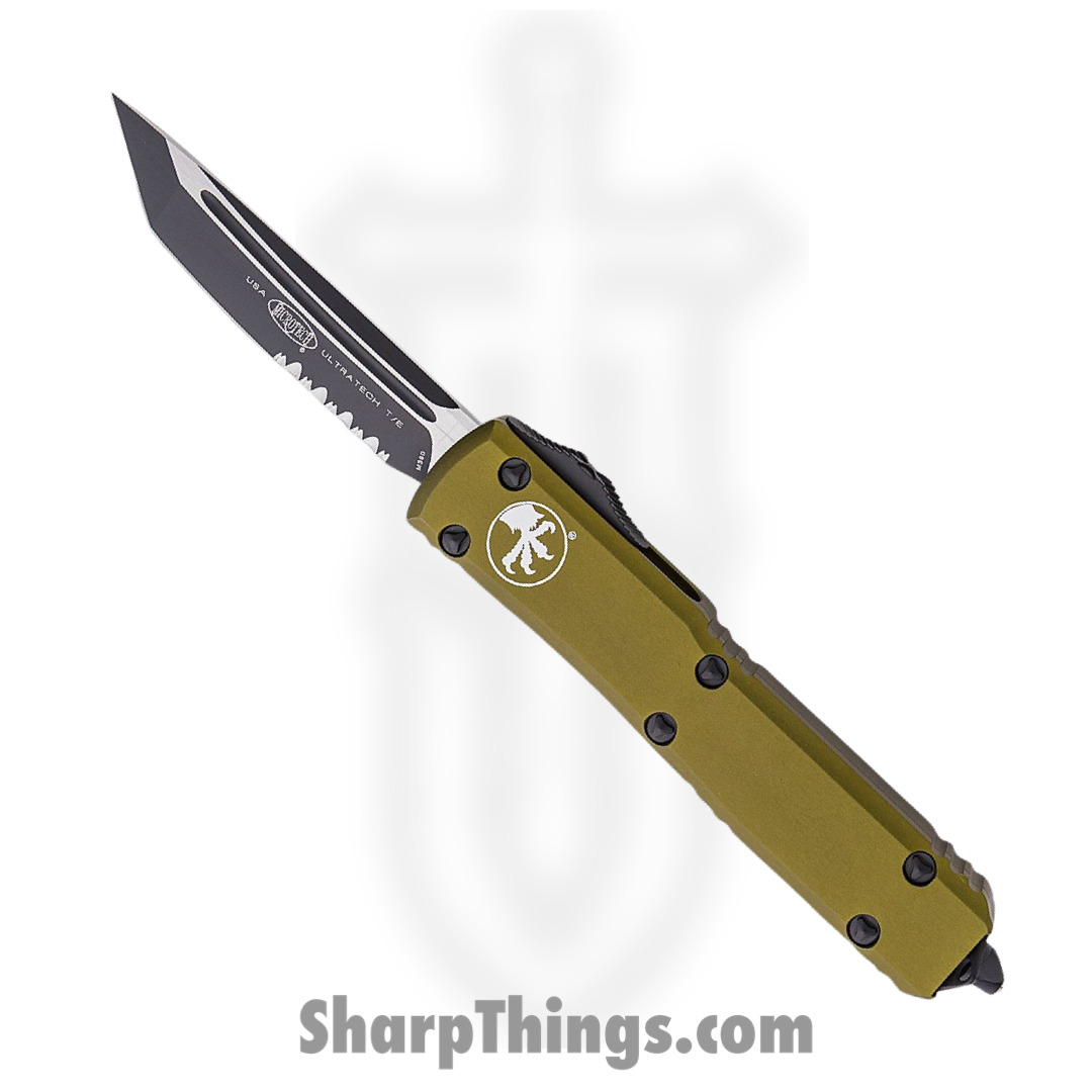 Microtech - 123-2OD - Ultratech - OTF Auto - 123-2OD Ultratech OTF Auto - 6061-T6 Aluminum - OD Green