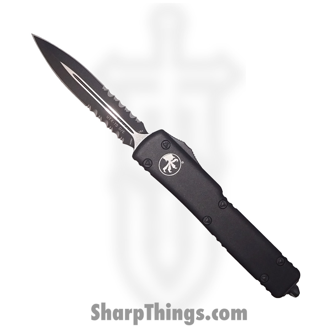 Microtech - 147-2T - UTX-70 - OTF Auto - 147-2T UTX-70 OTF Auto - 6061-T6 Aluminum - Black