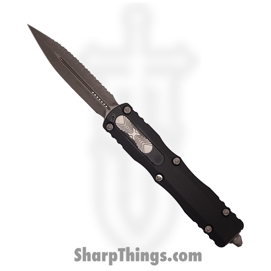Microtech - 227-12AP - Dirac Delta - OTF Auto - 227-12AP Dirac Delta OTF Auto - 6061-T6 Aluminum - Black