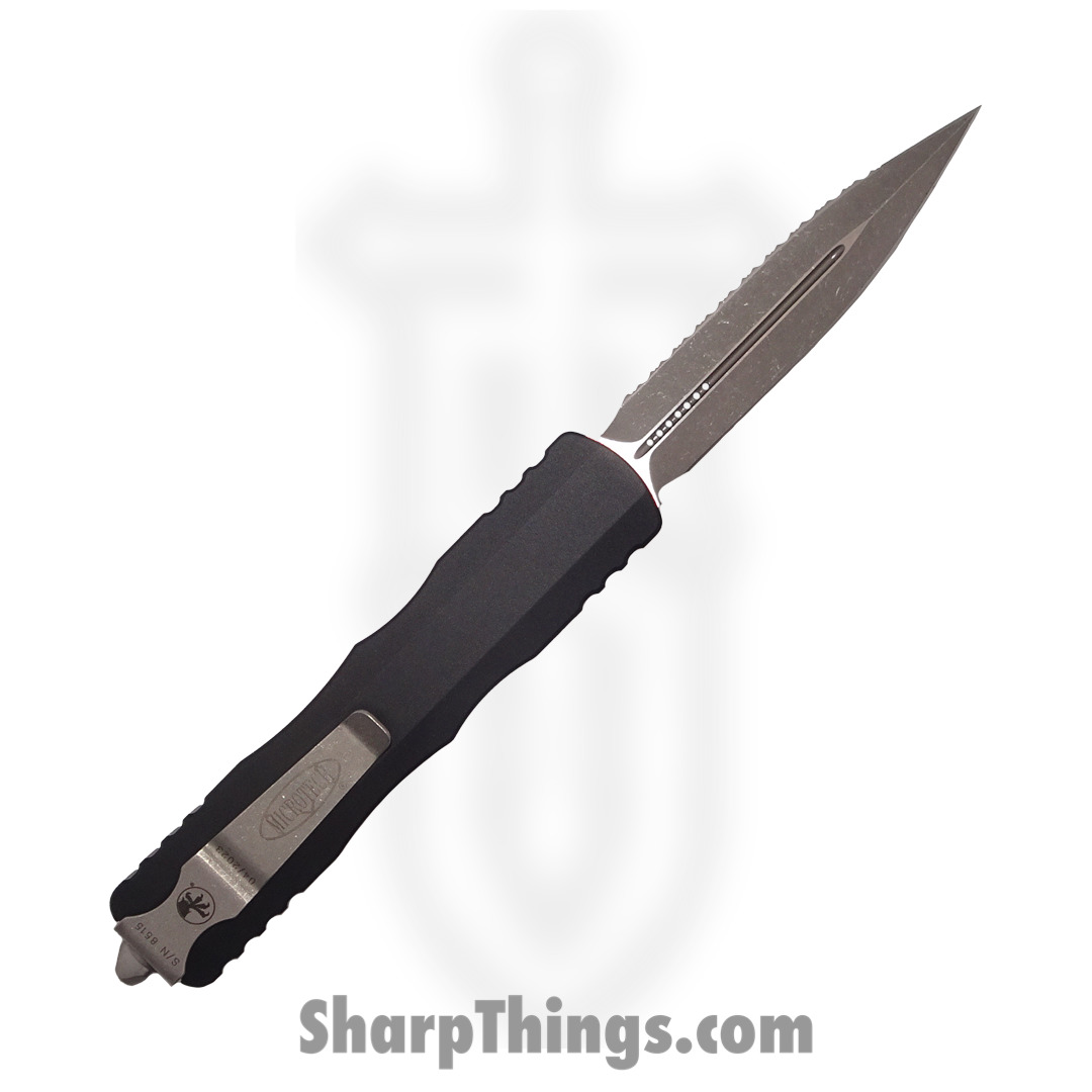 Microtech - 227-12AP - Dirac Delta - OTF Auto - 227-12AP Dirac Delta OTF Auto - 6061-T6 Aluminum - Black - Image 2