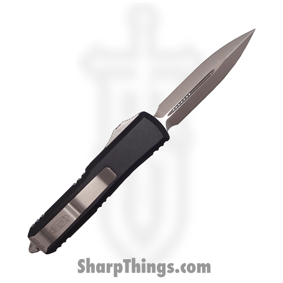 Microtech - 232-4 - UTX-85 - OTF Auto - 232-4 UTX-85 OTF Auto - 6061-T6 Aluminum - Black - Image 2