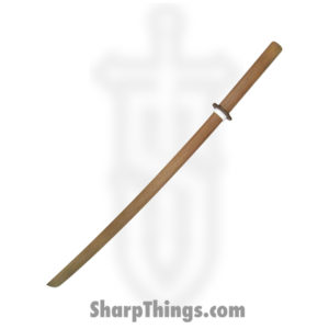 BladesUSA – C1802 – Samurai Training Sword – Fixed Blade Knife – Wood   – Wood – Brown