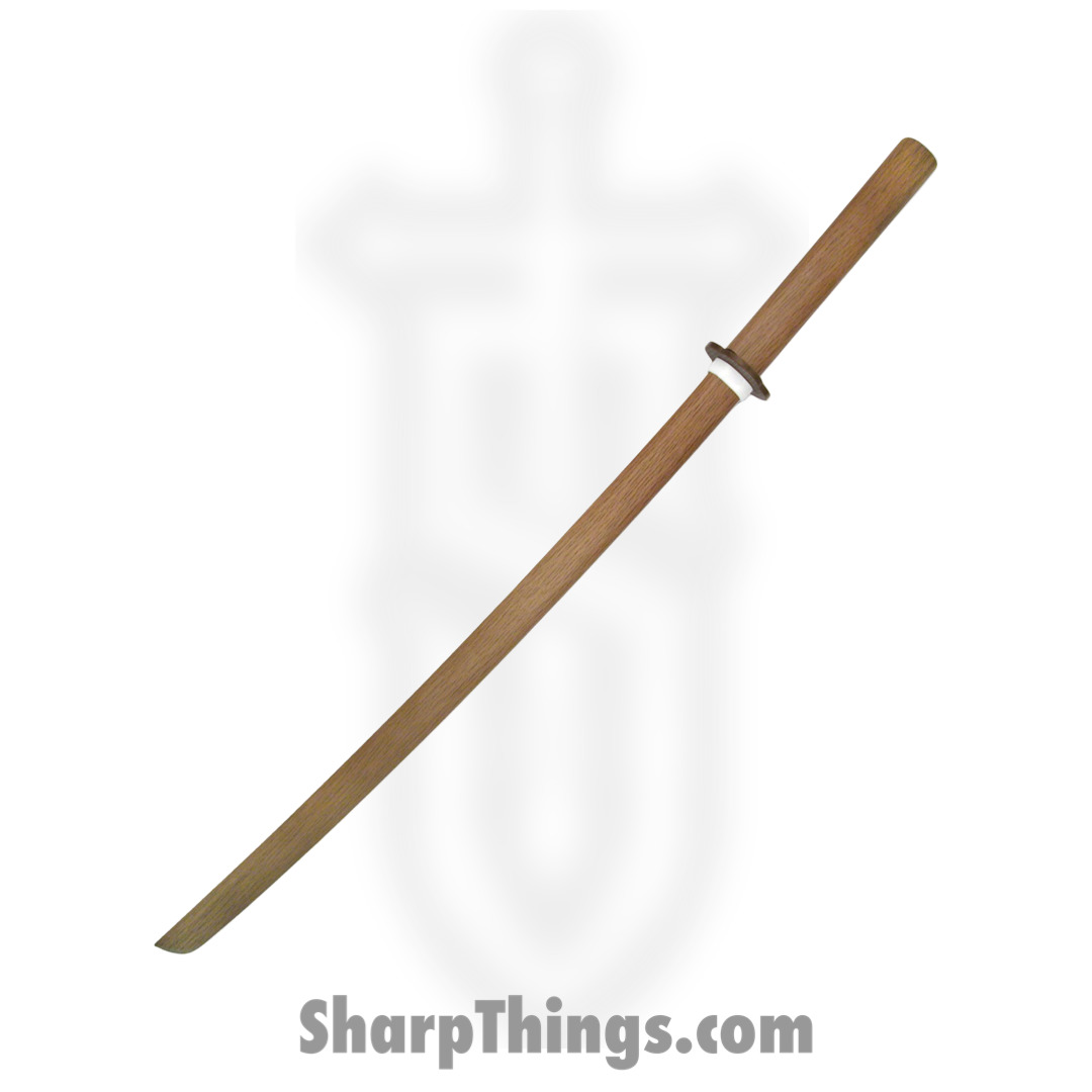 BladesUSA - C1802 - Samurai Training Sword - Fixed Blade Knife - Wood - Wood - Brown