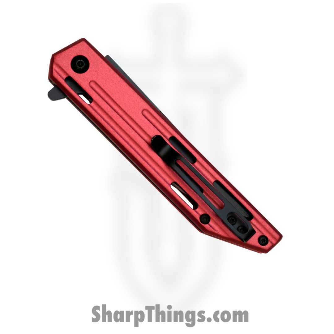 MTech Knives - MTA1200RD - Spring Assisted Linerlock - Folding Knife - 3Cr13 Coated Drop Point - Aluminum - Red - Image 4