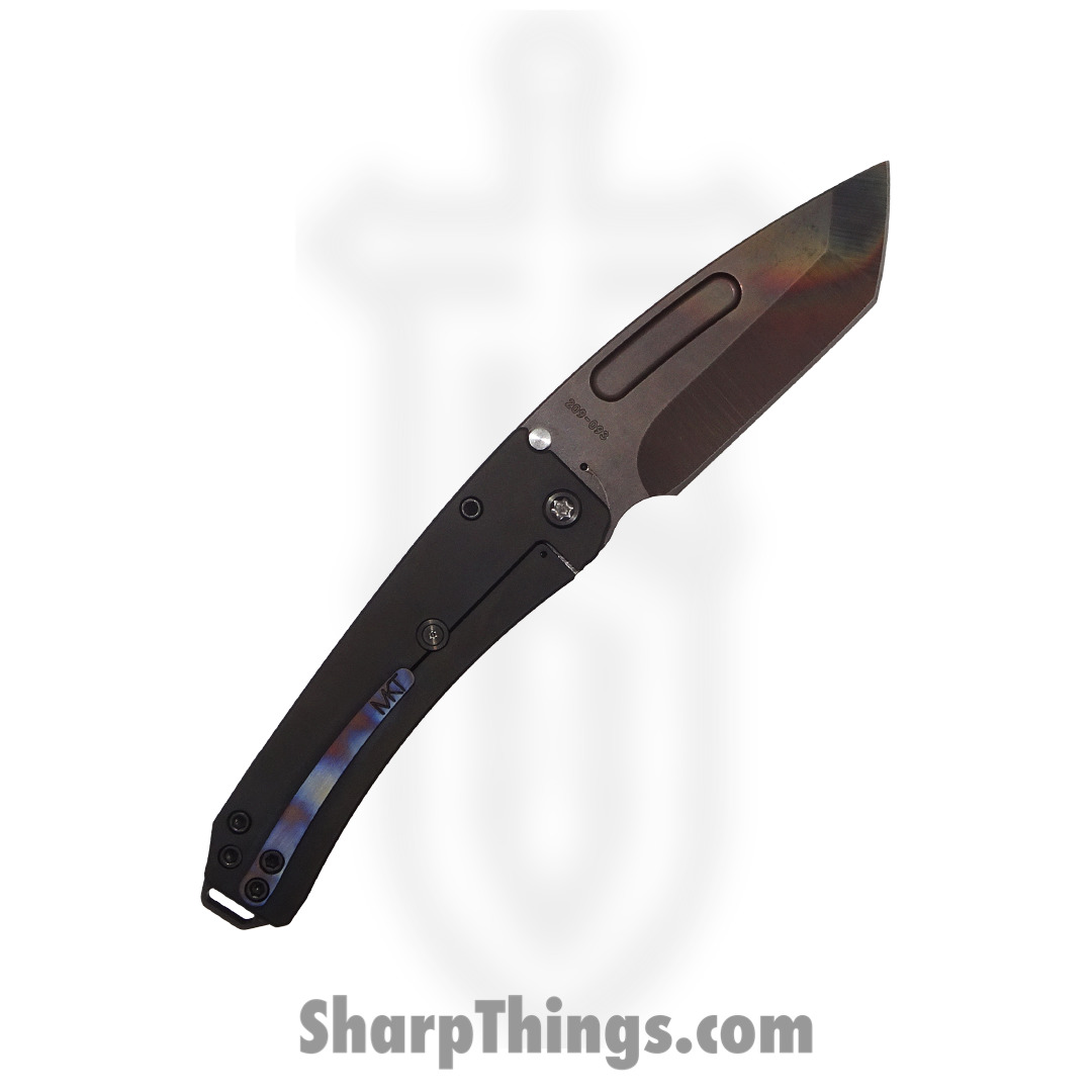 Medford Knife - MK033SVT-30PV-TPCP-BP - Midi Maurauder Vulcan Tanto Folder - S35VN PVD HW/Brsh/Clips Titanium - - Image 2