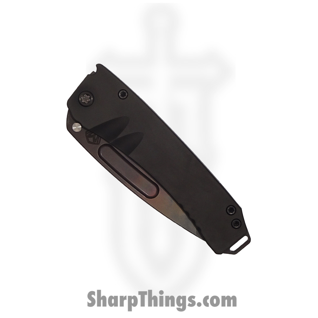 Medford Knife - MK033SVT-30PV-TPCP-BP - Midi Maurauder Vulcan Tanto Folder - S35VN PVD HW/Brsh/Clips Titanium - - Image 4