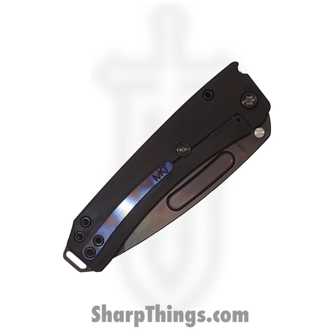 Medford Knife - MK033SVT-30PV-TPCP-BP - Midi Maurauder Vulcan Tanto Folder - S35VN PVD HW/Brsh/Clips Titanium - - Image 3