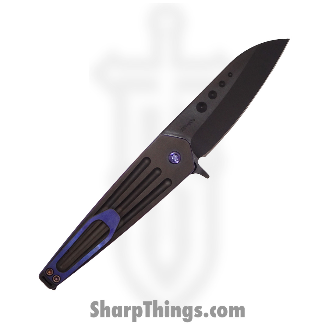 Medford Knife - MK2104PQ-30PV-T3C3-BP - Nosferatu Automatic Flipper Knife - S45VN PVD - Image 2