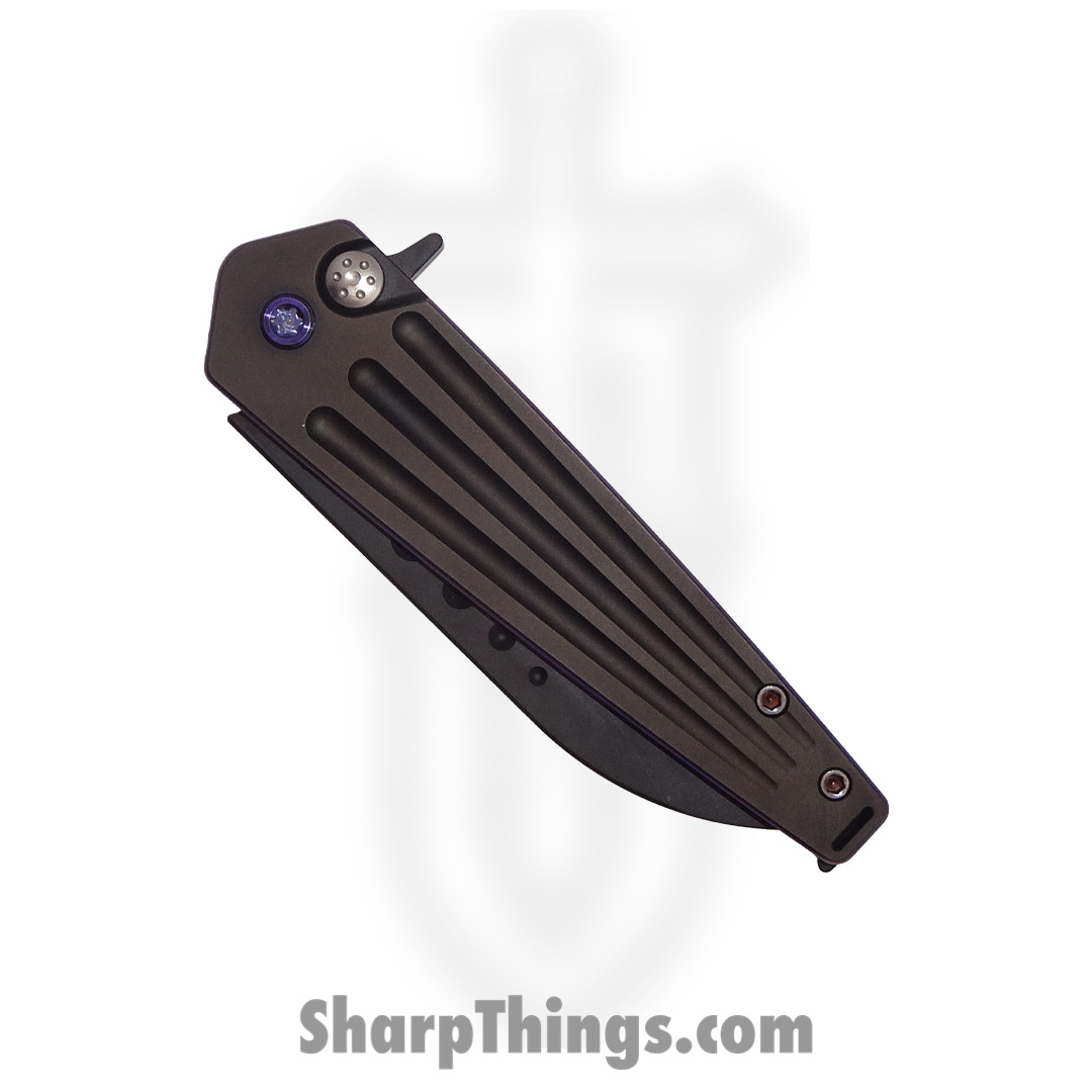 Medford Knife - MK2104PQ-30PV-T3C3-BP - Nosferatu Automatic Flipper Knife - S45VN PVD - Image 4