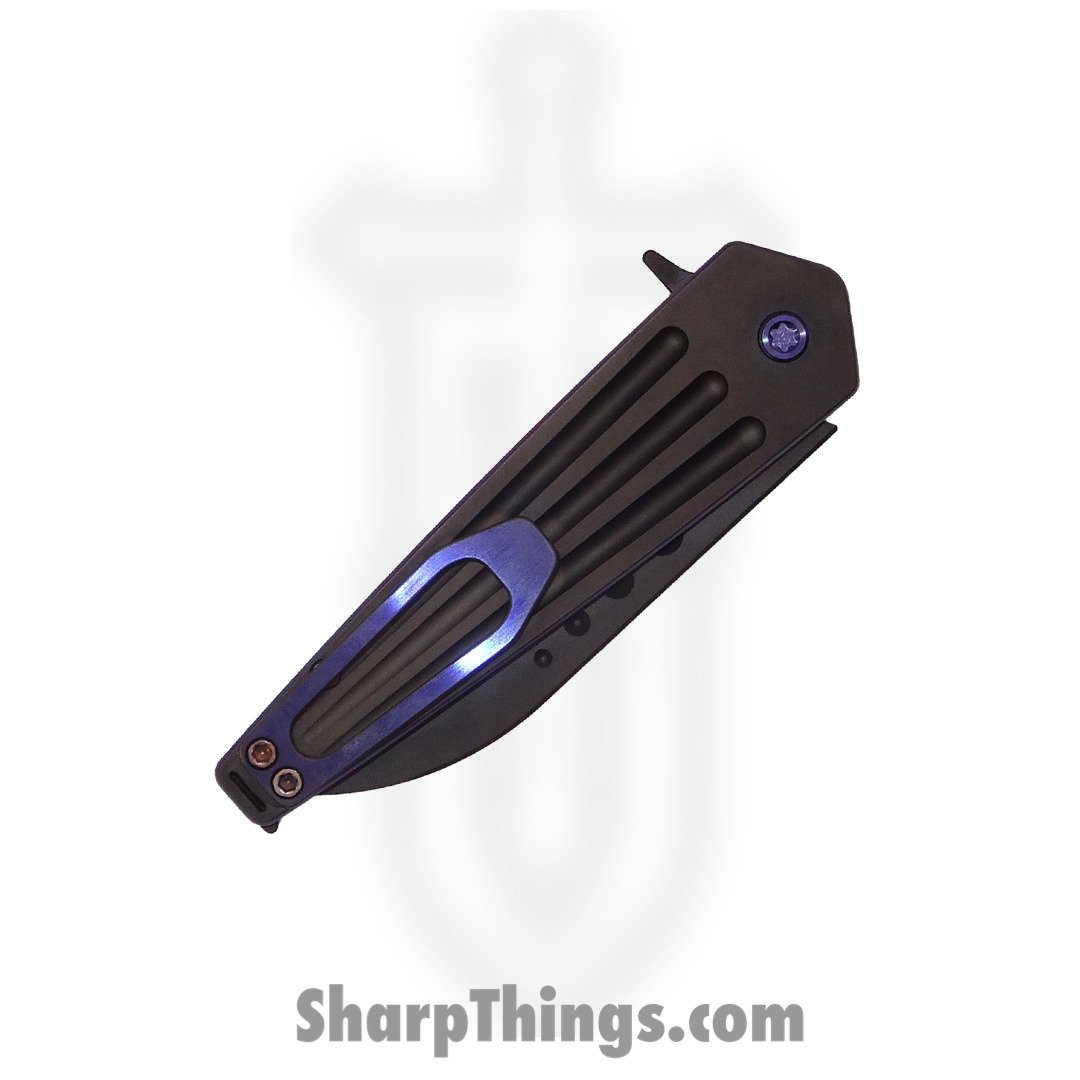 Medford Knife - MK2104PQ-30PV-T3C3-BP - Nosferatu Automatic Flipper Knife - S45VN PVD - Image 3
