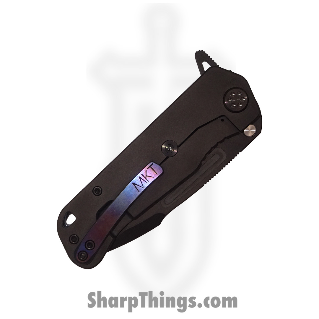 Medford Knife - MK2004PQ-03PV-TPCP-Q4 - Proxima Frame Lock Drop Point Flipper - S45VN Titanium - Galaxy Handles - Image 4