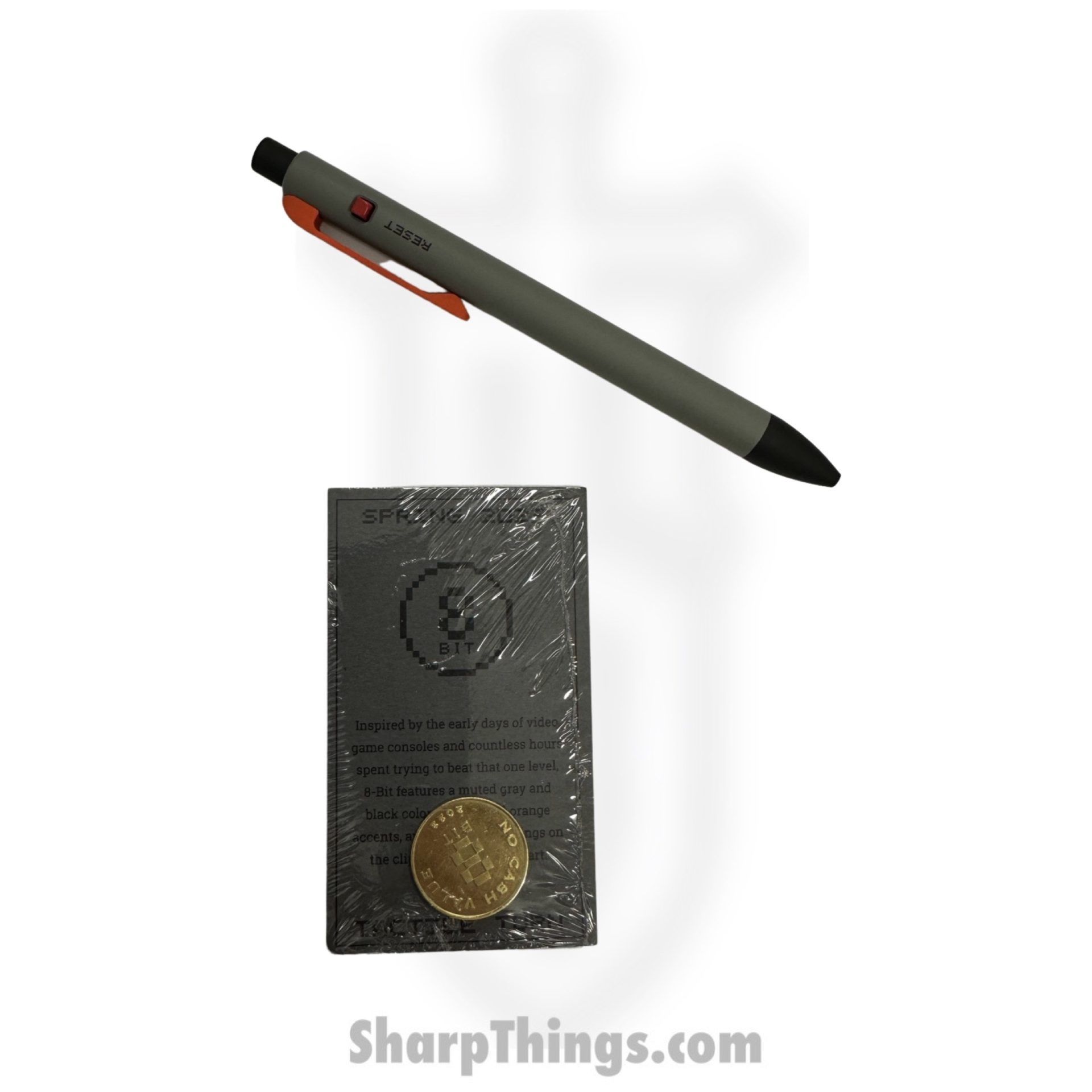 Tactile Turn - 10-SC2-SEA-BIT - Side Click Pen - Short - Titanium - Seasonal Release 8-BIT - Image 4