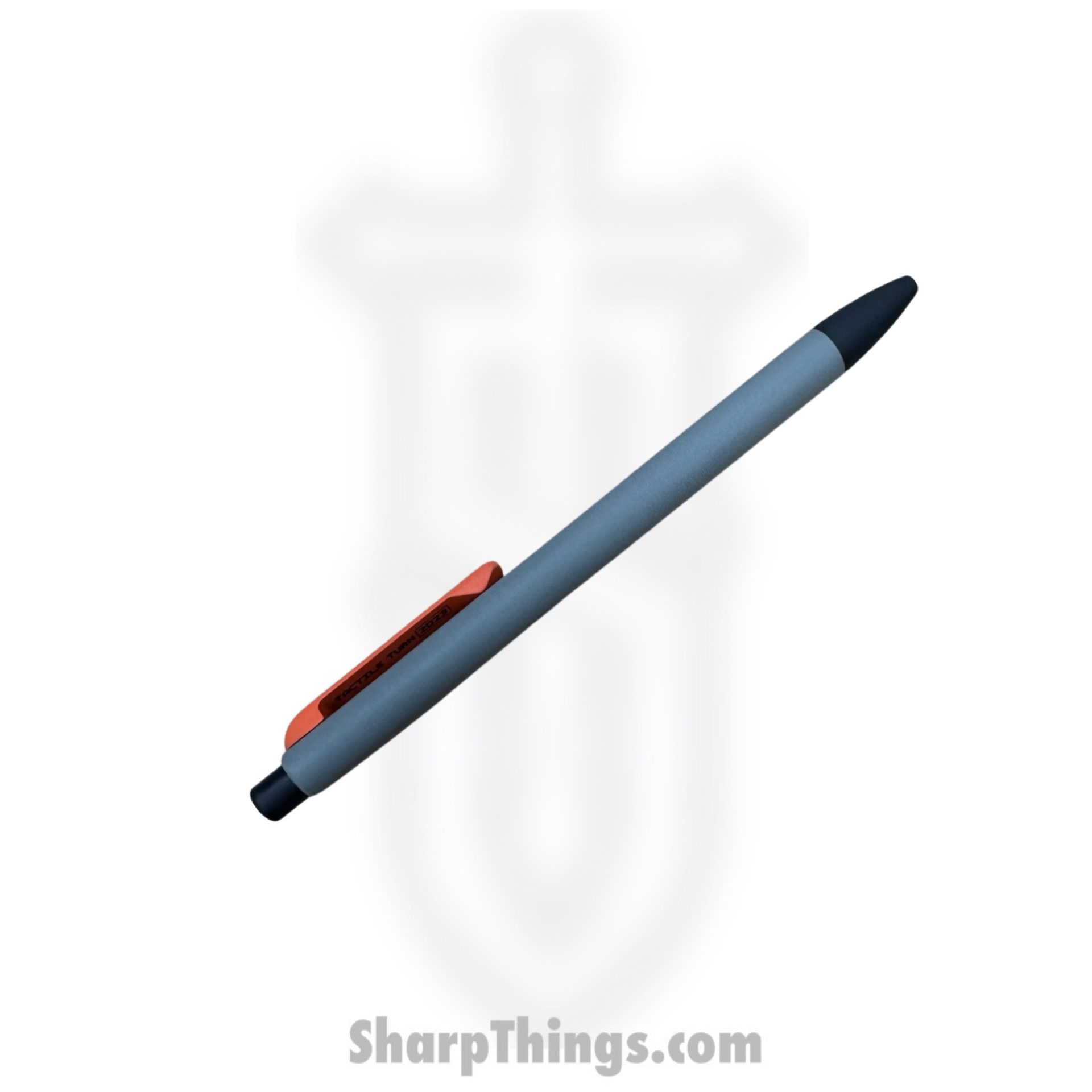 Tactile Turn - 10-SS2-SEA-BIT - Slim Side Click Pen - Short - Titanium - Seasonal Release 8-BIT - Image 3