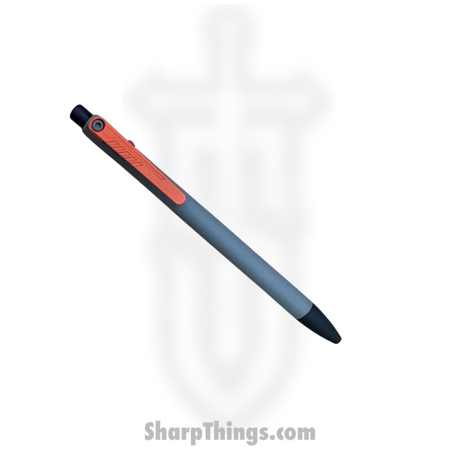 Tactile Turn - 10-SS2-SEA-BIT - Slim Side Click Pen - Short - Titanium - Seasonal Release 8-BIT - Image 4