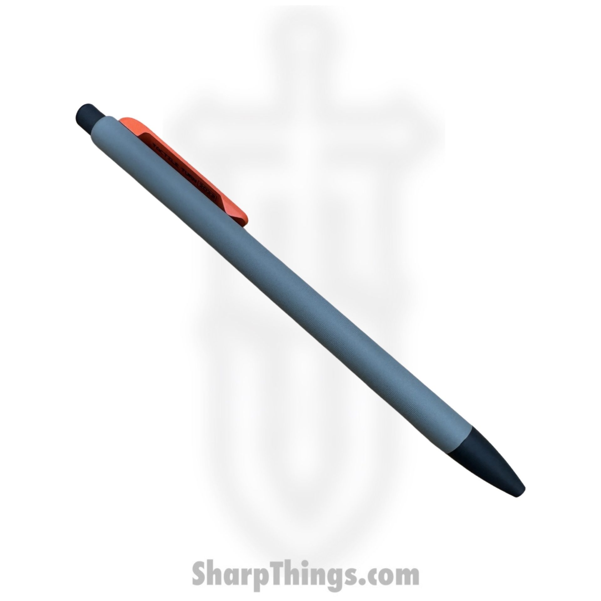 Tactile Turn - 10-SS1-SEA-BIT - Slim Side Click Pen - Standard - Titanium - Seasonal Release 8-BIT - Image 3