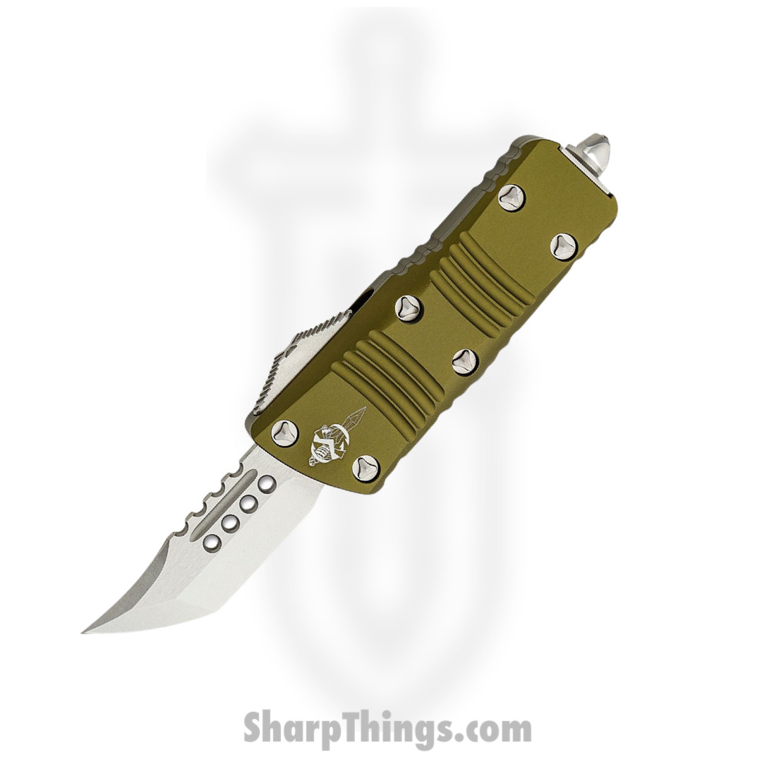 Microtech - 819-10ODS - Mini Troodon Siganture Series - OTF Auto - 819-10ODS Mini Troodon Siganture Series OTF Auto - 6061-T6 Aluminum - OD Green