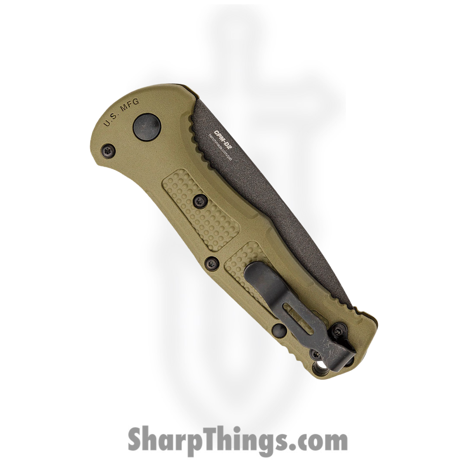 Benchmade - 9570BK-1 - Mini Claymore - Automatic Knife - D2 Coated Drop Point - Grivory - Tan - Image 4