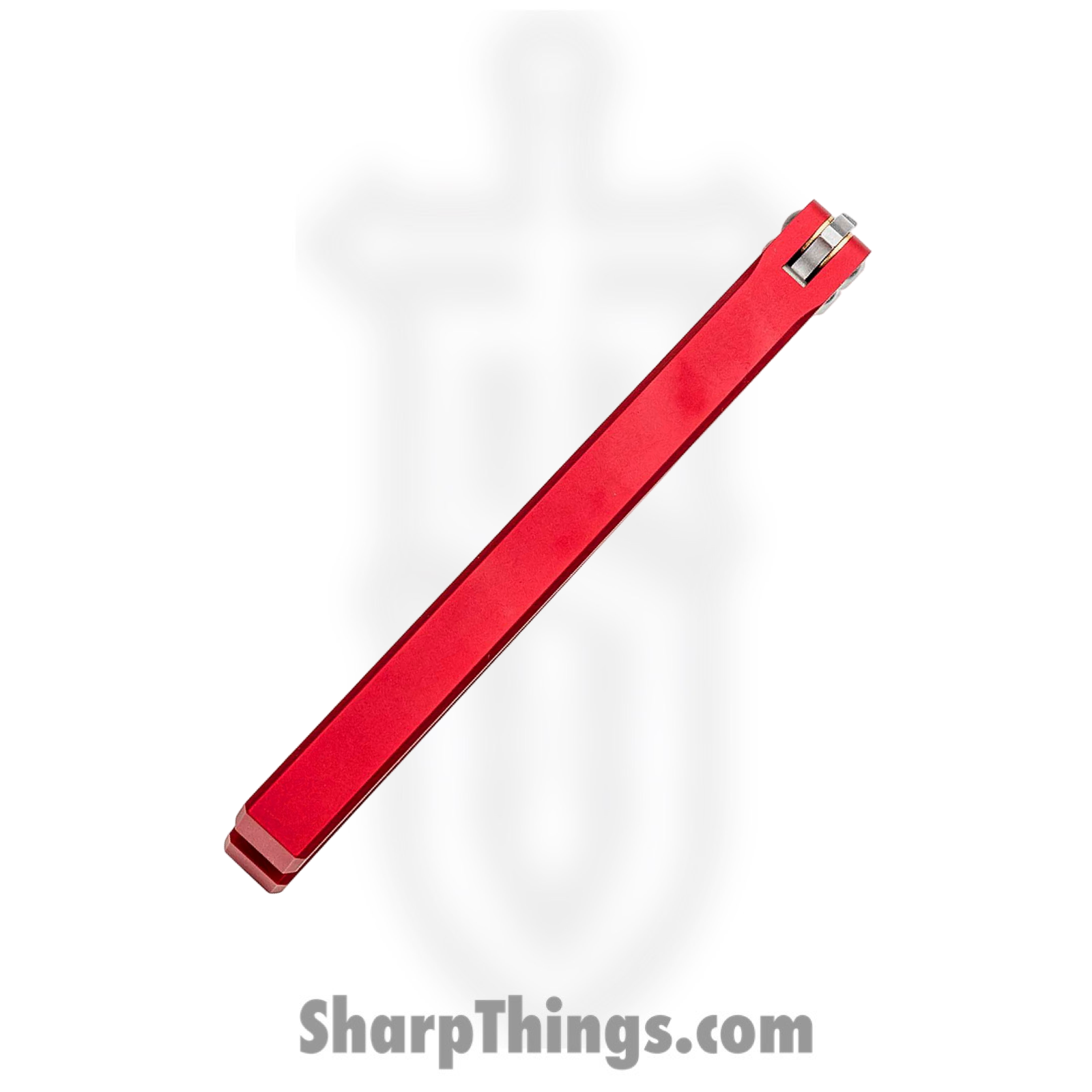 Blade Runner Systems - BRSBBSBAYRED - Barebones - Balisong - Stonewash 154cm Bayonet - 7075 - Red - Image 6