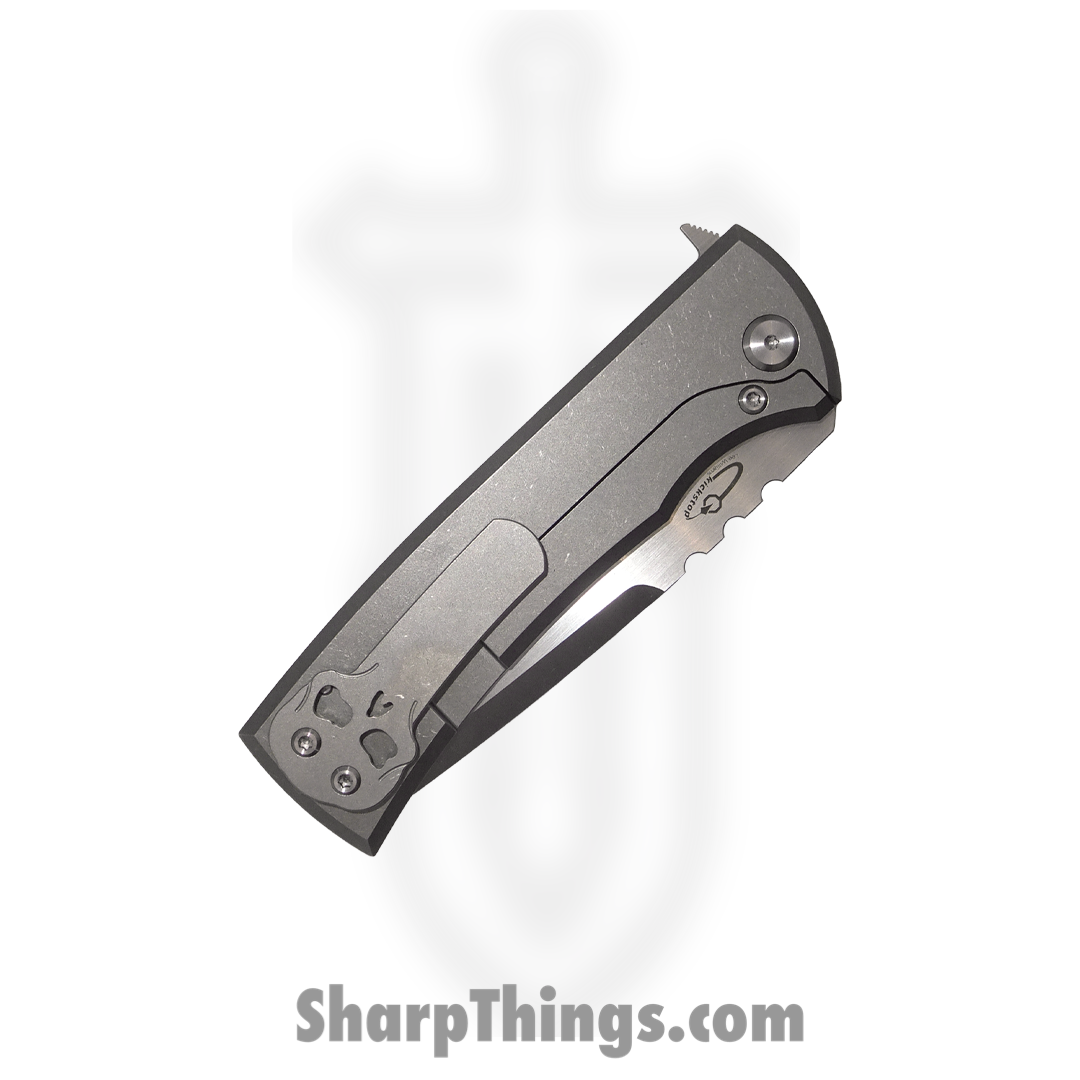 Chaves Knives - CU229TNBKKS - Redencion 229 Lee Williams Kickstop - Folding Knife - M390 Stonewash Tanto - G10 and Titanium - Black - Image 3