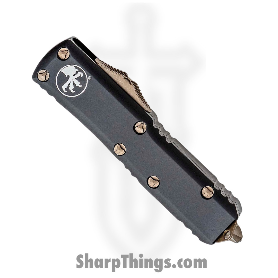 Microtech - 231-14AP - UTX-85 - OTF Auto - 231-14AP UTX-85 OTF Auto - 6061-T6 Aluminum - Black/Bronze - Image 2
