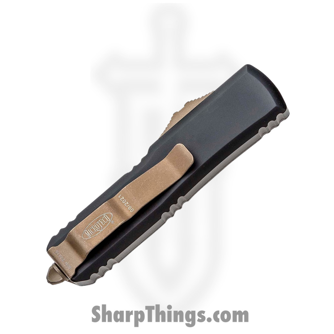 Microtech - 231-14AP - UTX-85 - OTF Auto - 231-14AP UTX-85 OTF Auto - 6061-T6 Aluminum - Black/Bronze - Image 4