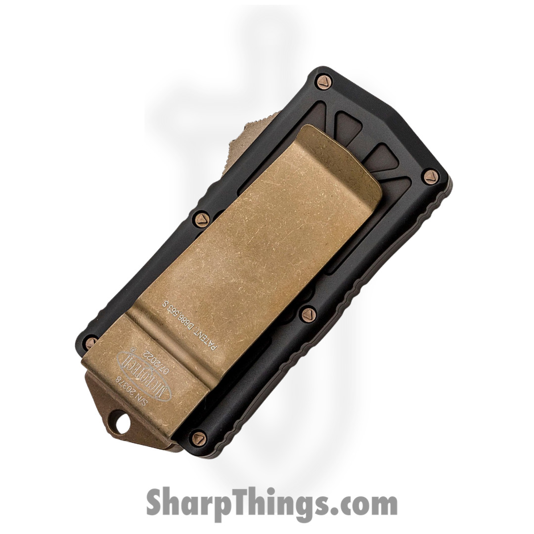 Microtech - 157-13AP - Exocet Money Clip - OTF Auto - 157-13AP Exocet Money Clip OTF Auto - 6061-T6 Aluminum - Black - Image 3