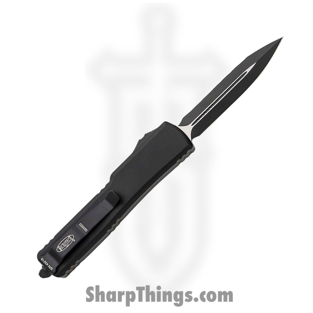 Microtech - 147-3T - UTX-70 - OTF Auto - 147-3T UTX-70 OTF Auto - 6061-T6 Aluminum - Black - Image 2