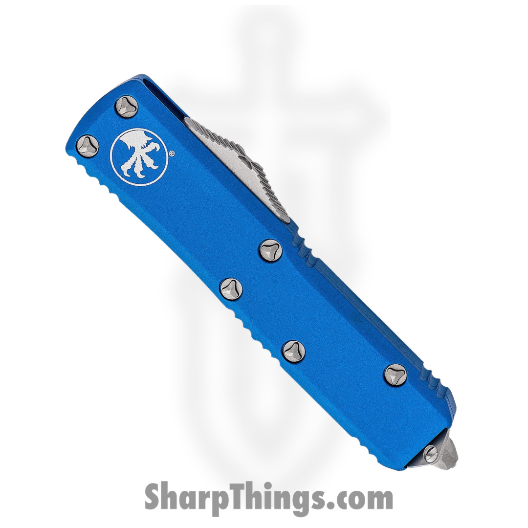 Microtech - 232-10BL - UTX-85 - OTF Auto - 232-10BL UTX-85 OTF Auto - 6061-T6 Aluminum - Blue - Image 2