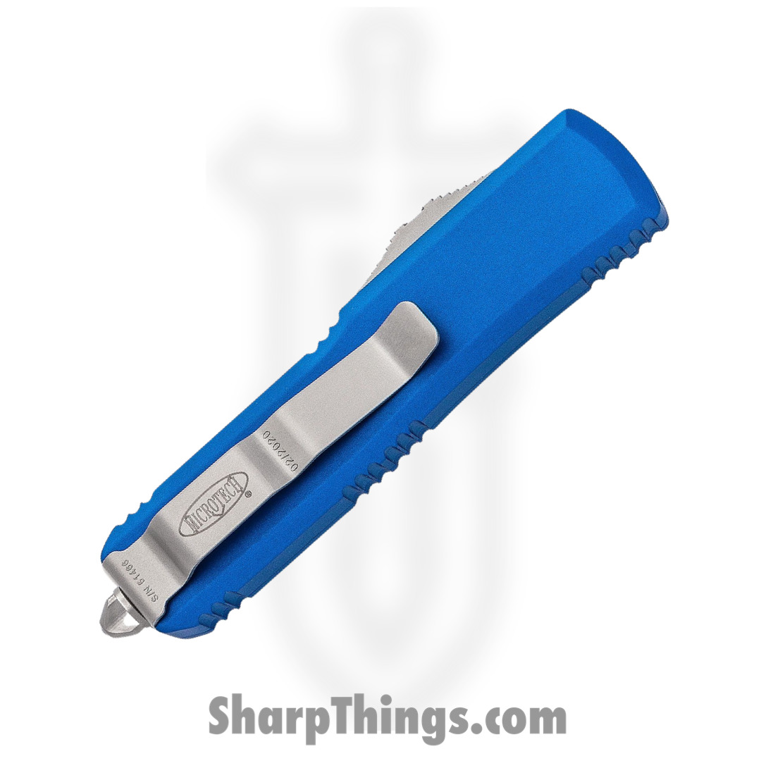 Microtech - 232-10BL - UTX-85 - OTF Auto - 232-10BL UTX-85 OTF Auto - 6061-T6 Aluminum - Blue - Image 4