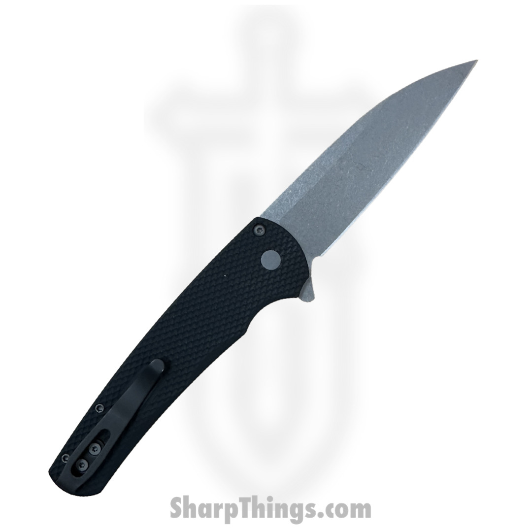 ProTech - 5305 - Malibu - Folding Knife - Magnacut Stonewash Wharncliffe - Aluminum - Black - Image 6