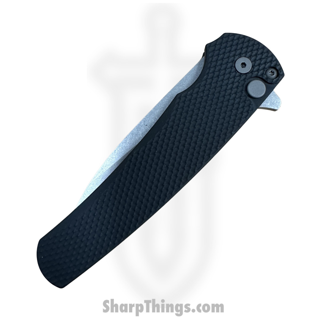 ProTech - 5305 - Malibu - Folding Knife - Magnacut Stonewash Wharncliffe - Aluminum - Black - Image 5