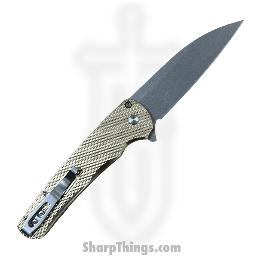 ProTech - 5311 - Malibu Bronze Custom - Folding Knife - Magnacut Stonewash Wharncliffe - Aluminum - Bronze - Image 2