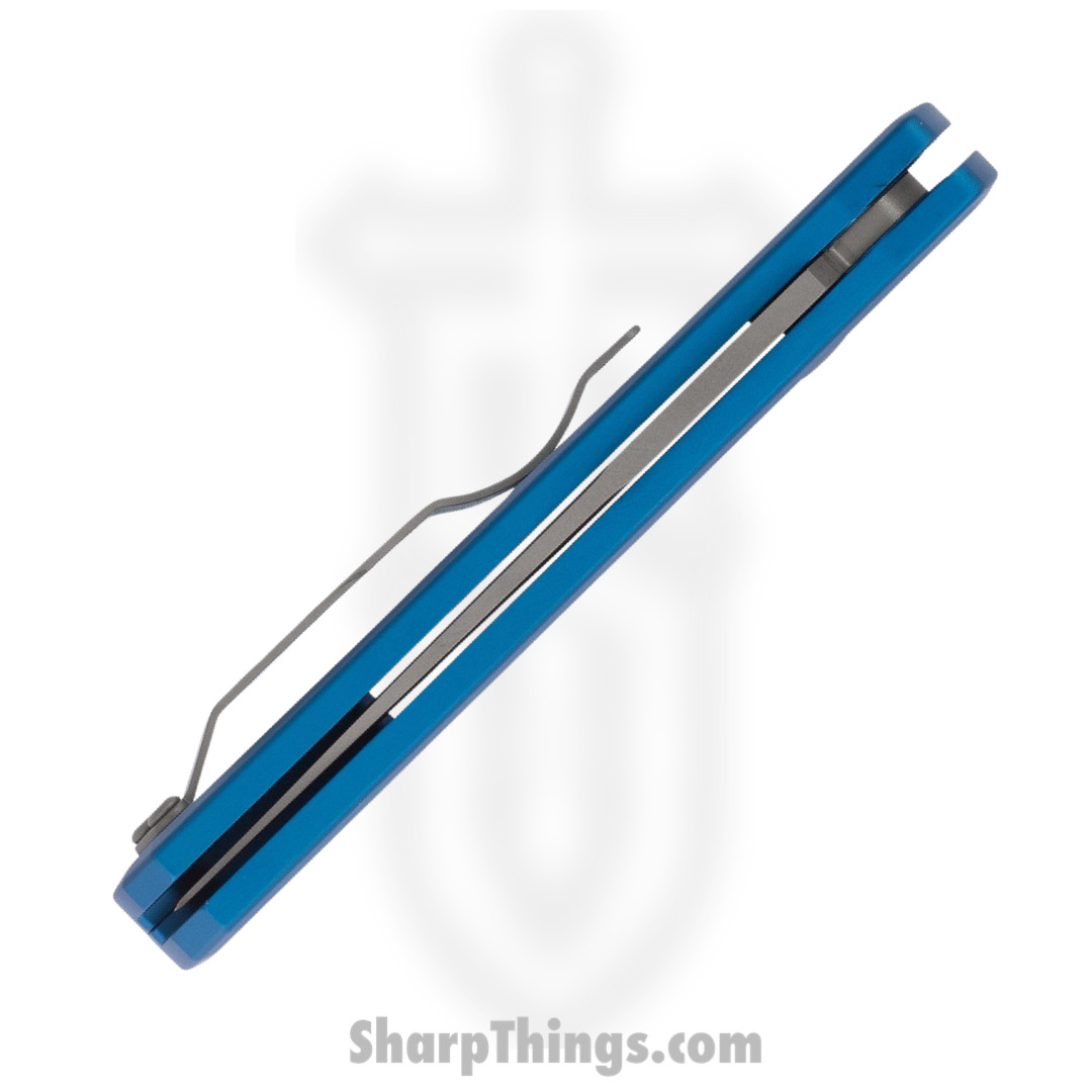 ProTech - 720-BLUE - Godson - Automatic Knife - 154CM Blasted Spear Point - 6061-T6 Aluminum - Blue - Image 4