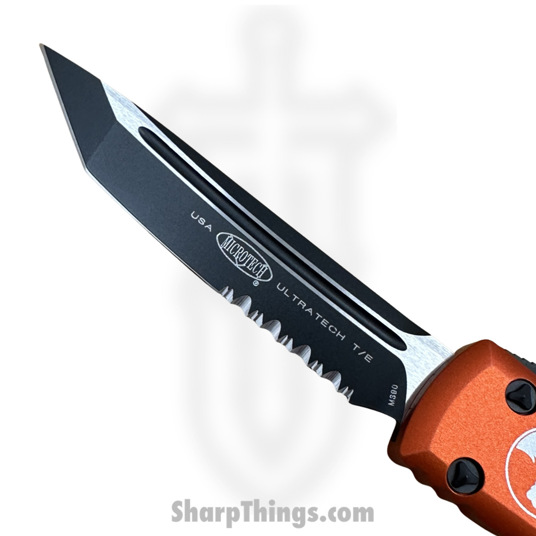 Microtech - 123-2OR - Ultratech - OTF Auto - 123-2OR Ultratech OTF Auto - 6061-T6 Aluminum - Orange - Image 2