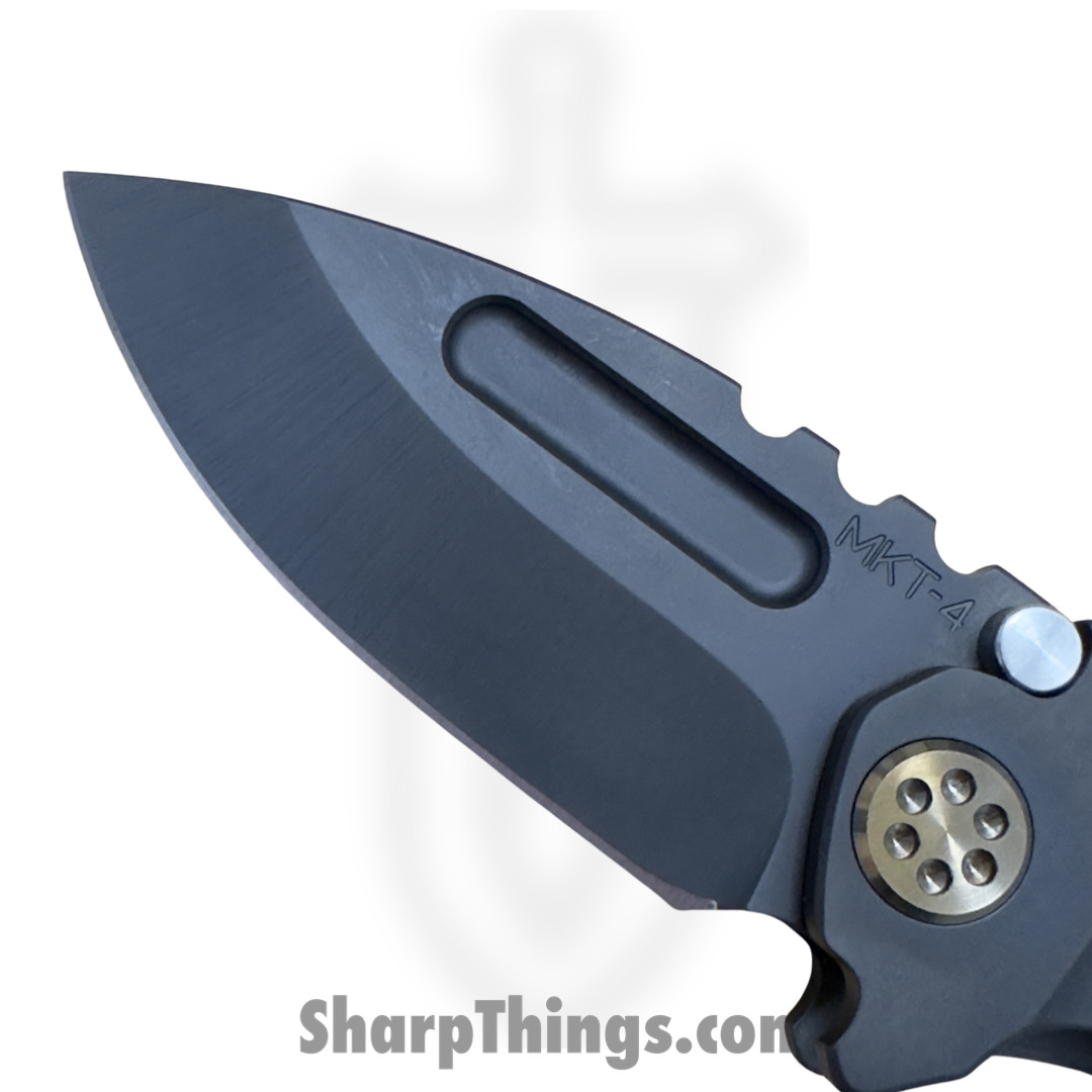 Medford Knife - MK0084PD-30PV-T1C1-BP - Micro"T" - S45VN PVD Drop Point Blade - PVD Handle - Bronze HW - Image 5