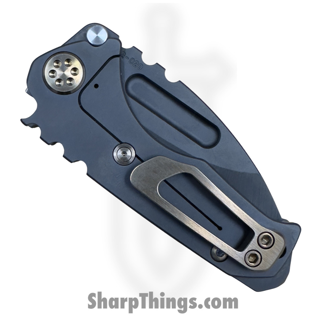 Medford Knife - MK0084PD-30PV-T1C1-BP - Micro"T" - S45VN PVD Drop Point Blade - PVD Handle - Bronze HW - Image 4