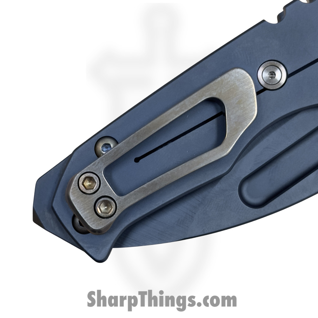 Medford Knife - MK0084PD-30PV-T1C1-BP - Micro"T" - S45VN PVD Drop Point Blade - PVD Handle - Bronze HW - Image 6