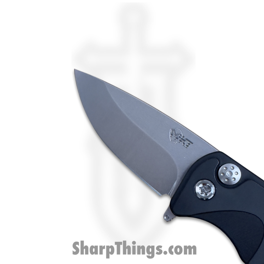 Medford Knife - MK0394TQ-42AB-TSCP-Q4 - Smooth Criminal Button Lock Folder - Tumbled S45VN - Black - Image 2