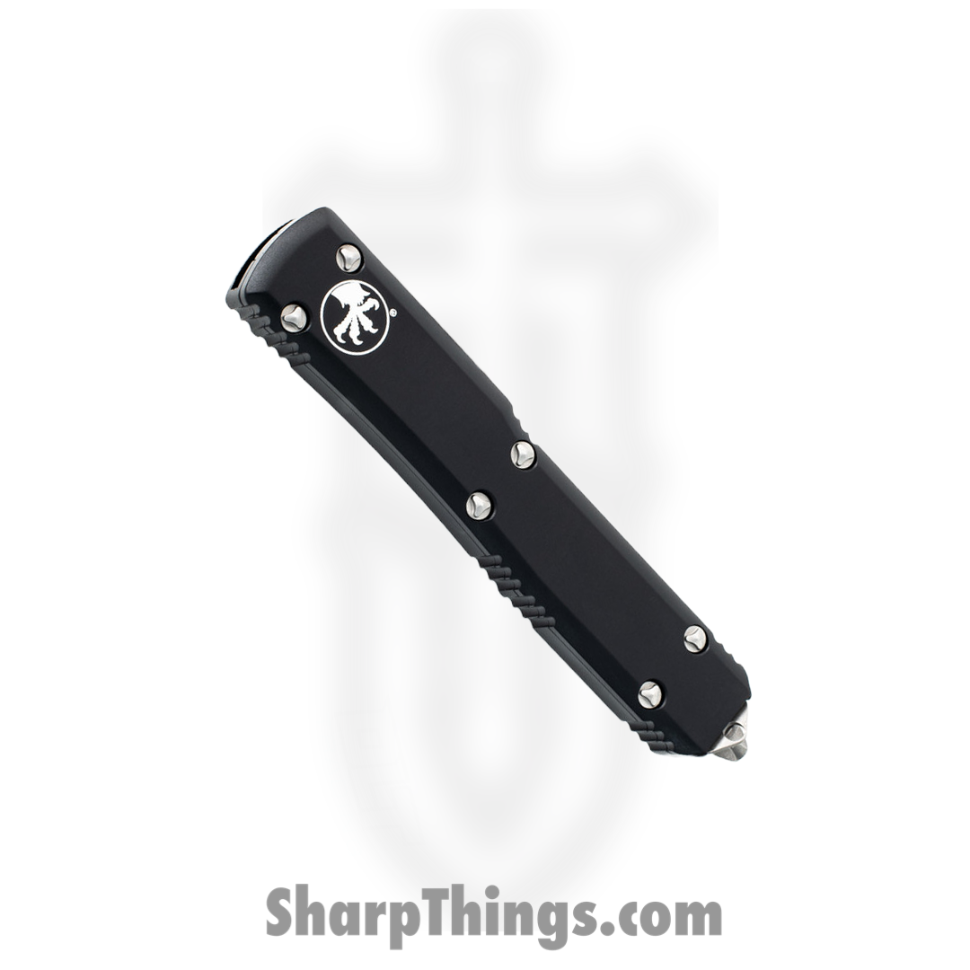 Microtech - 122-12AP - Ultratech - OTF Auto - Elmax, M390, 204P Apocalyptic Dagger - 6061-T6 Aluminum - Black - Image 3