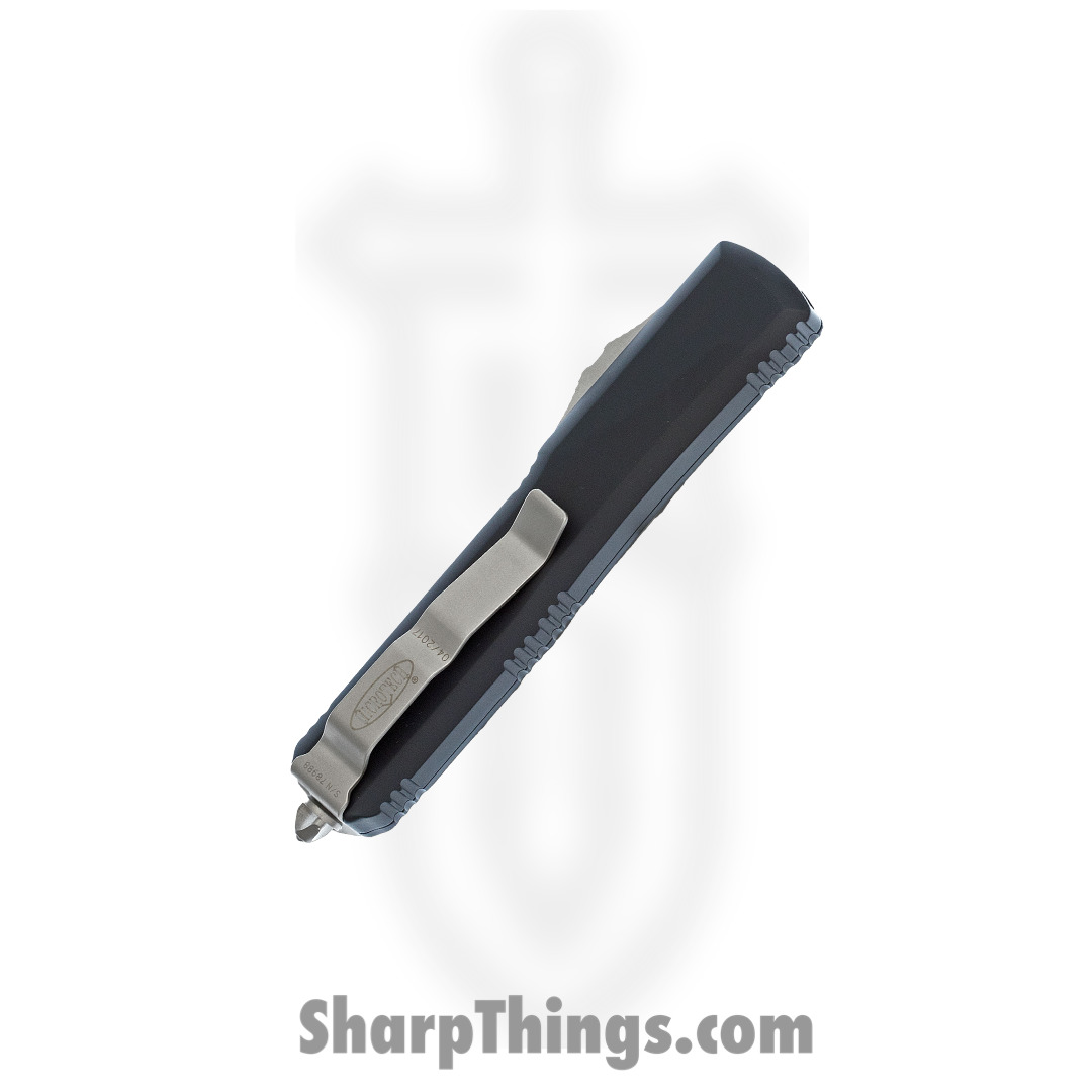Microtech - 122-11 - Ultratech P/S - OTF Auto - Stonewash Dagger - 6061-T6 Aluminum - Black - Image 4