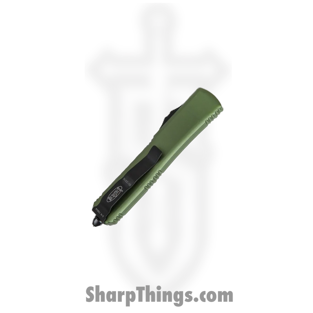 Microtech - 123-1OD - Ultratech - OTF Auto - Elmax, M390, 204P Coated Tanto - 6061-T6 Aluminum - OD Green - Image 3
