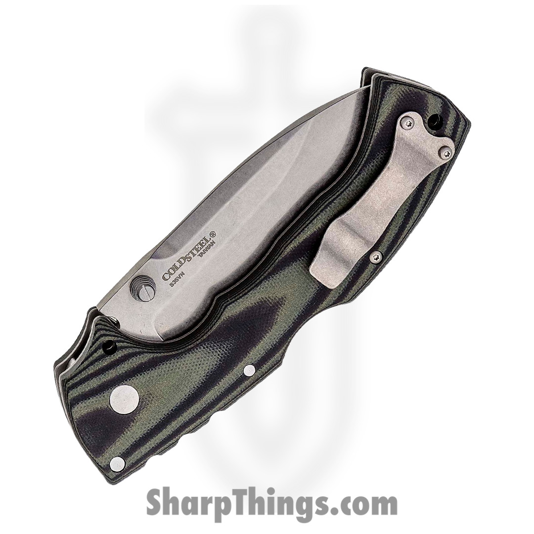 Cold Steel - CS-62RMA - Max Elite Folding Knife - S35VN G10 - Green/Black - Image 3