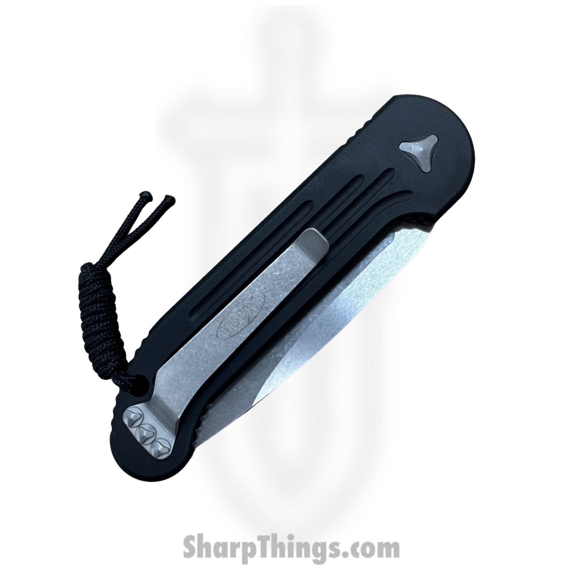 Microtech - 135-10AP - LUDT - Automatic Knife - Automatic Apocalyptic Standard Knife - 6061-T6 Aluminum - Black - Image 4