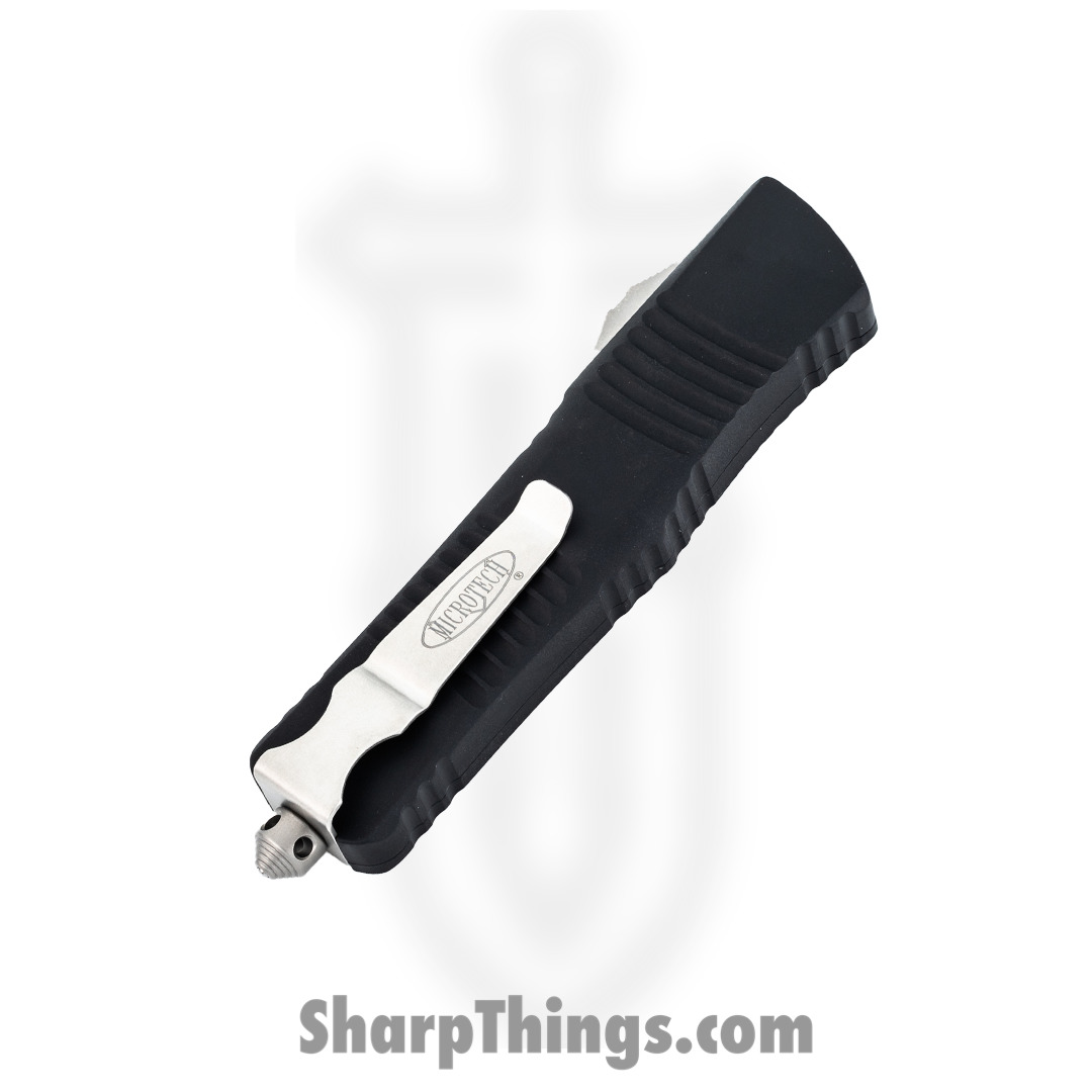 Microtech - 142-10AP - Combat Troodon - OTF Auto - Elmax, M390, 204P Apocalyptic Dagger - 6061-T6 Aluminum - Black - Image 4