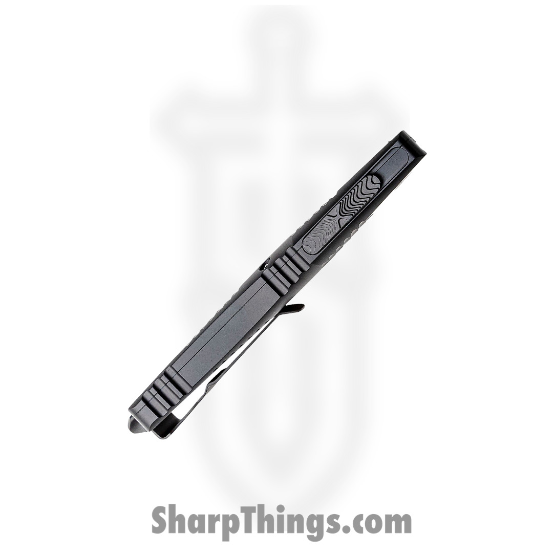 Microtech - 142-2T - Combat Troodon Tactical - OTF Auto - M390 Coated Dagger - 6061-T6 Aluminum - Black - Image 4