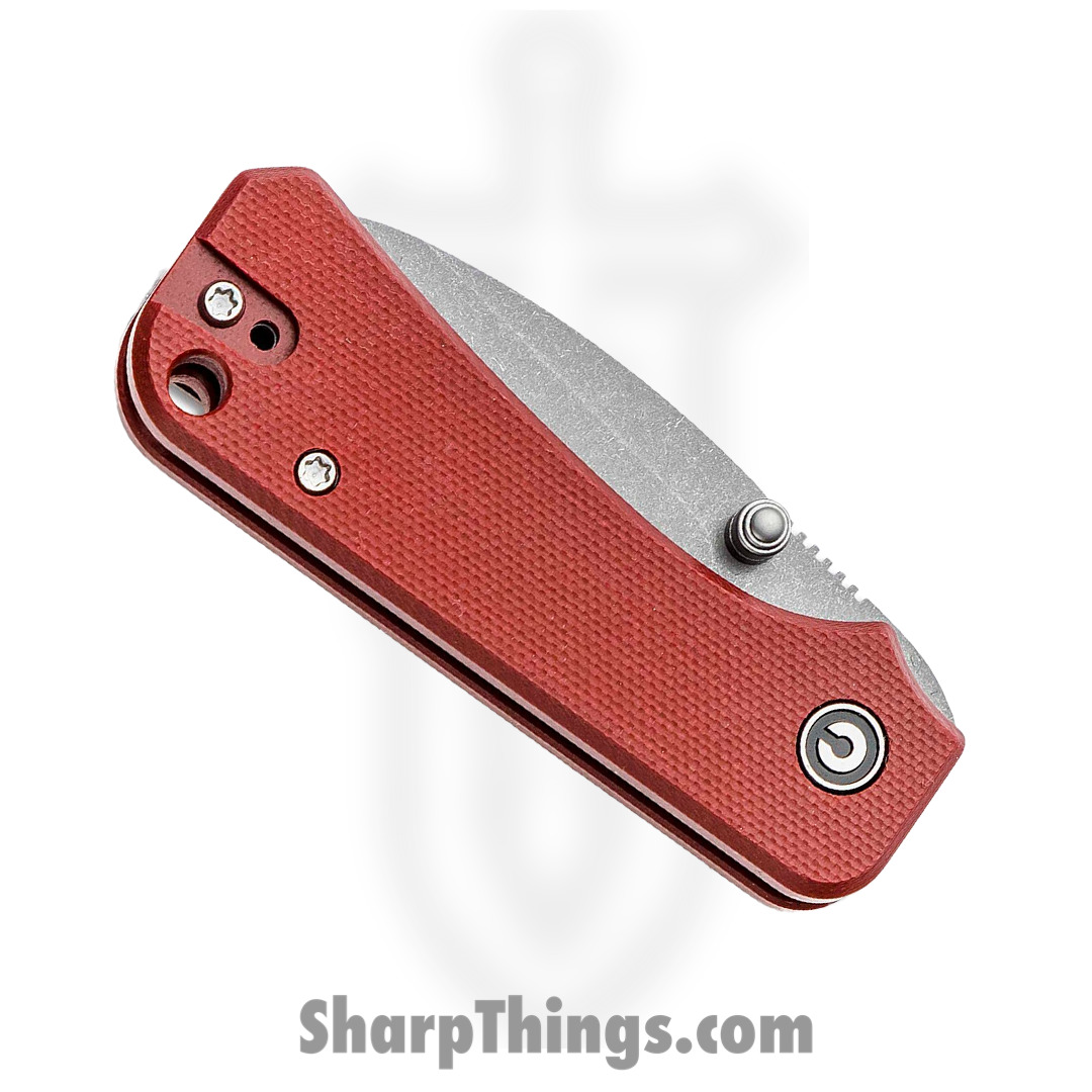 Civivi - CIVC19068S6 - Ben Petersen Baby Banter Folding Knife - Nitro V Stainless G10 - Burgundy - Image 2