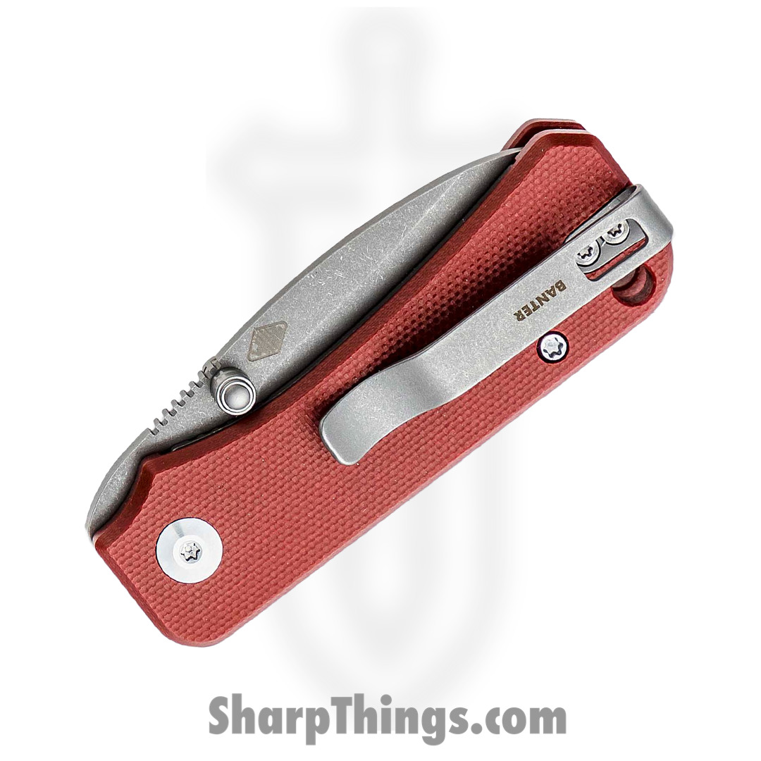 Civivi - CIVC19068S6 - Ben Petersen Baby Banter Folding Knife - Nitro V Stainless G10 - Burgundy - Image 3
