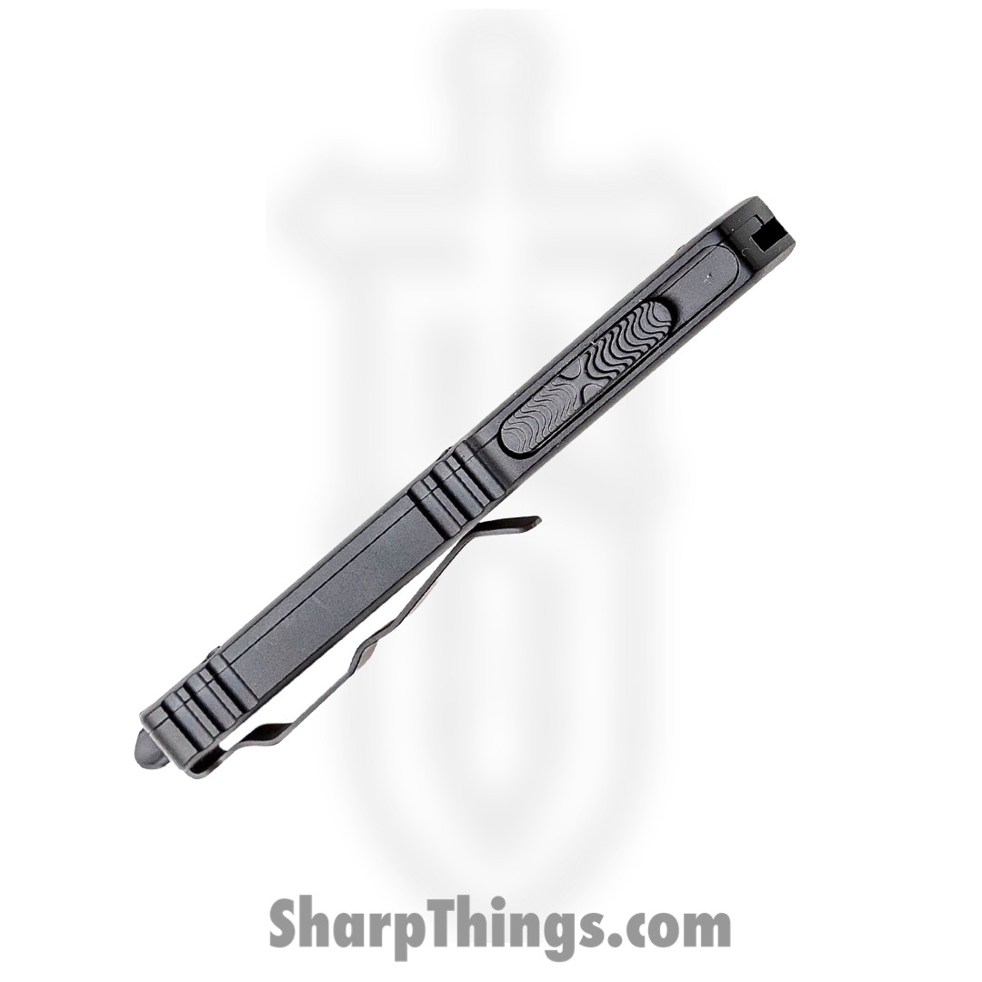 Microtech - 149-1T - UTX-70 - OTF Auto - Elmax, M390, 204P Coated Tanto - 6061-T6 Aluminum - Black - Image 4